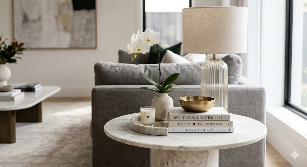 Luxury Living Room Side Table Styling Tips